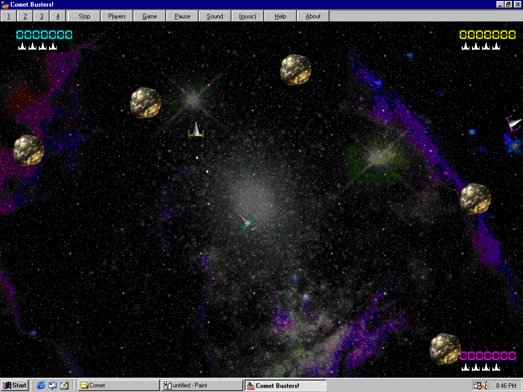 Comet Busters screenshot